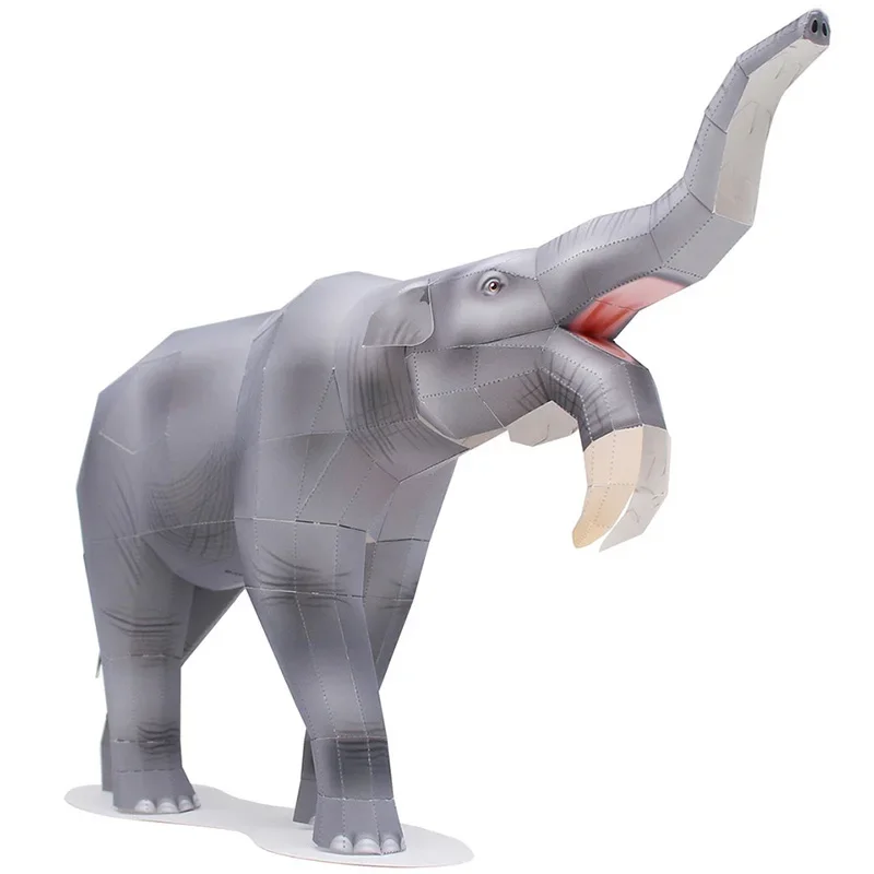 Art Craft Cardboard - Deinotherium Elephant Origami Art Складная мини