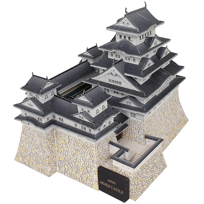 Art Craft Cardboard - Япония, замок Himeji, 3D бумажная модель