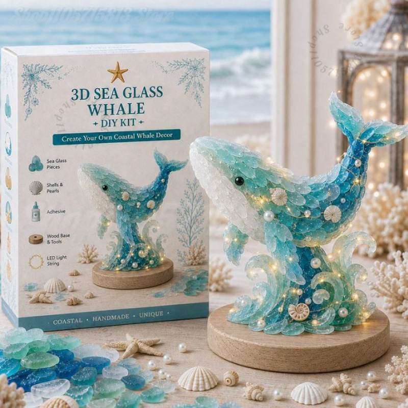 Art Craft Kit - Набор для творчества «Рождественское морское стекло»