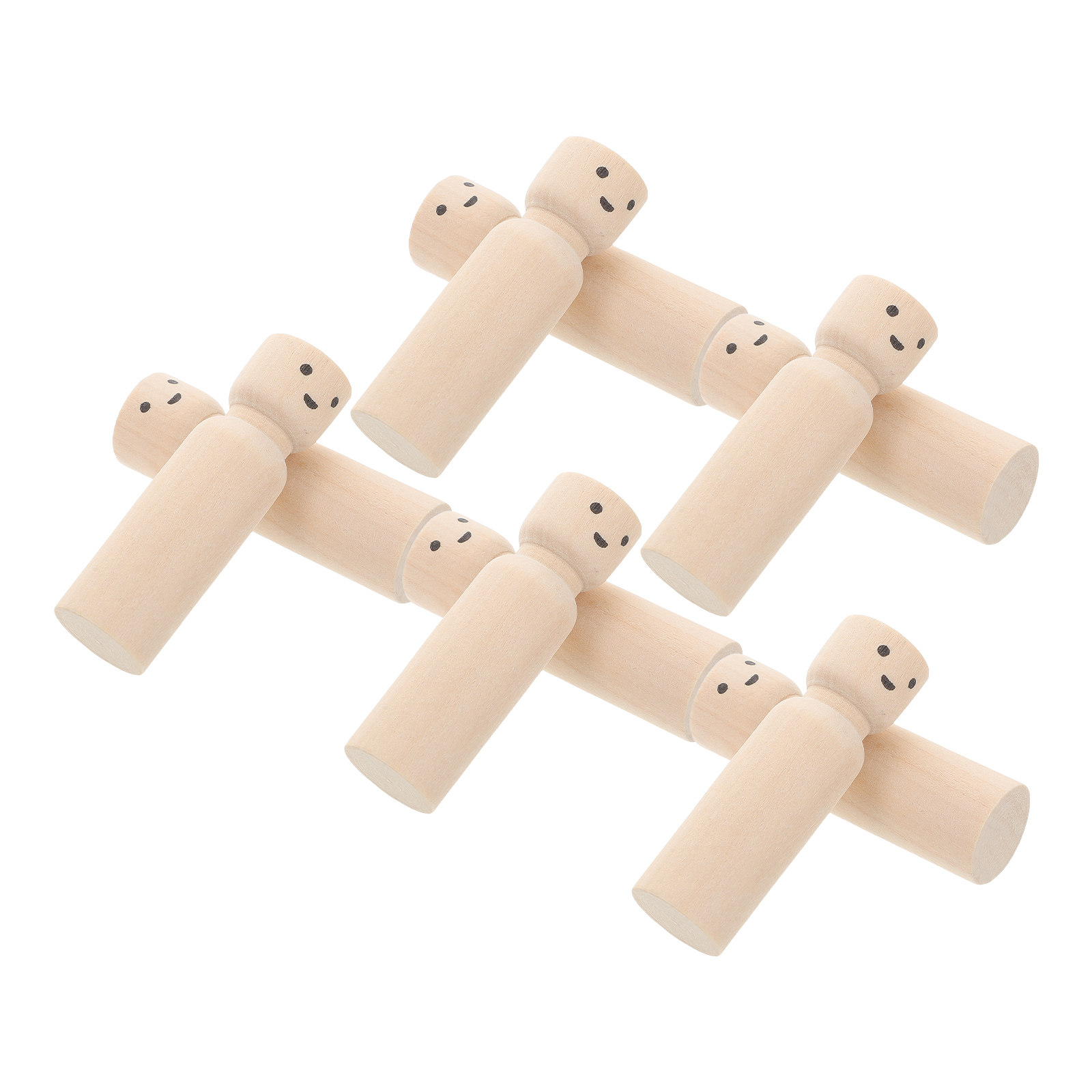Art And Craft For Nursery - 10 шт. экологичных деревянных колышков для