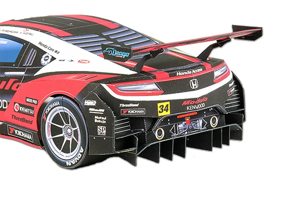 WRC 2019 NSX-GT3 1:24 бумажная – обзор и цена Art Craft Cardboard