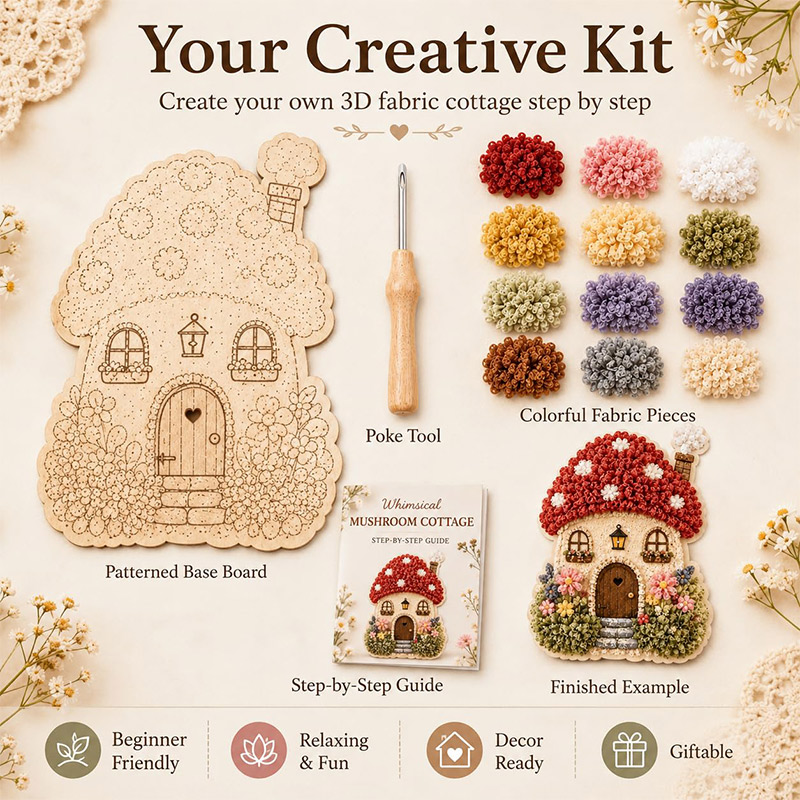 Набор для рукоделия «3D Домик- – обзор и цена Art Craft Kit