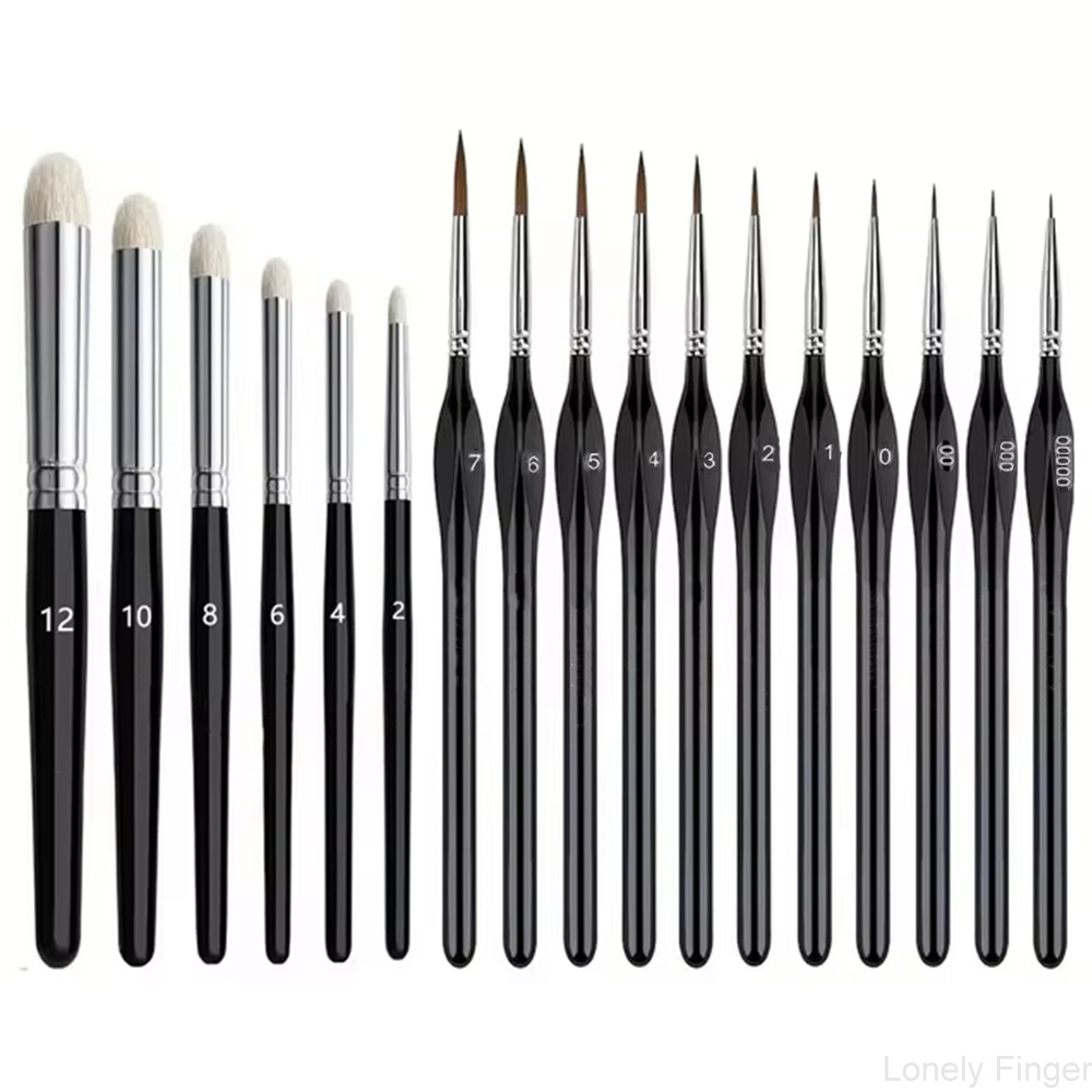 Миниатюрный набор кистей для с – обзор и цена Gouache Paint Set