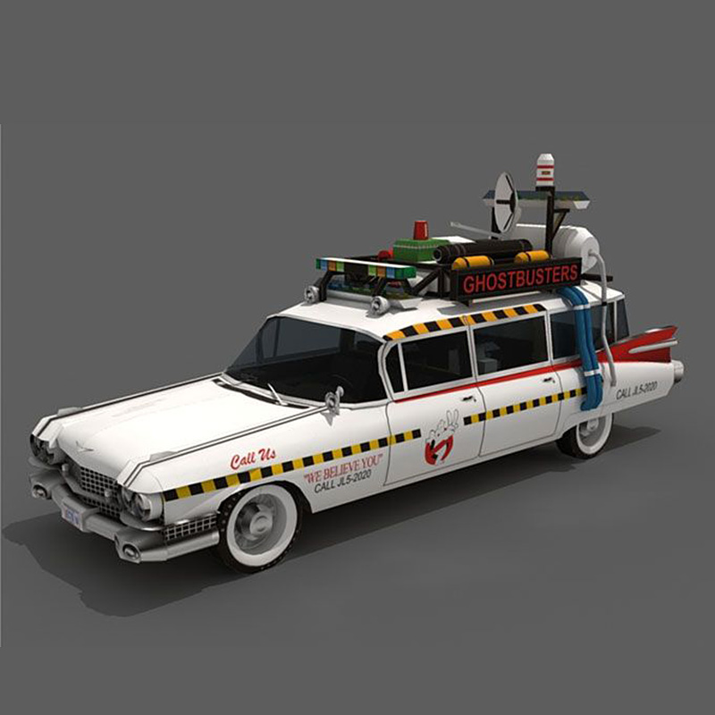 Ghostbusters автомобиля Ecto-1 – обзор и цена Art Craft Cardboard