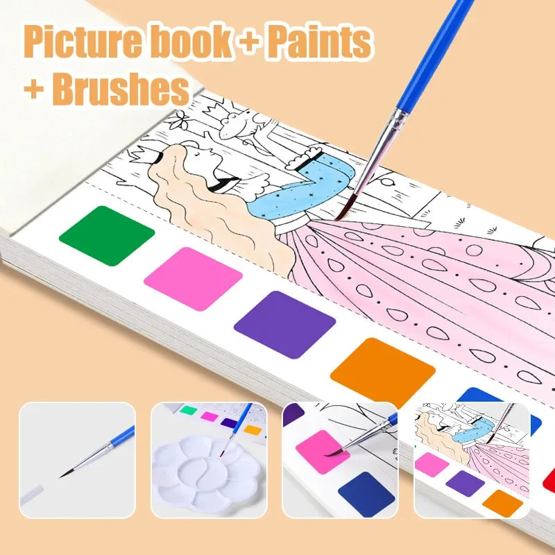 Портативный набор акварельных  – обзор и цена Gouache Paint Set